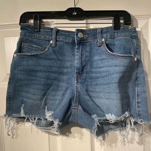Women Blank NYC denim mid high rise shorts Size 28